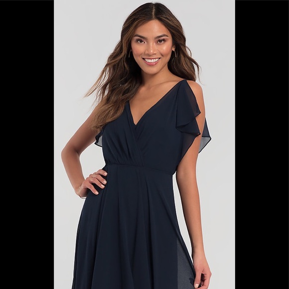 Jenny yoo cassie flutter sleeve gown - Picture 3 of 3